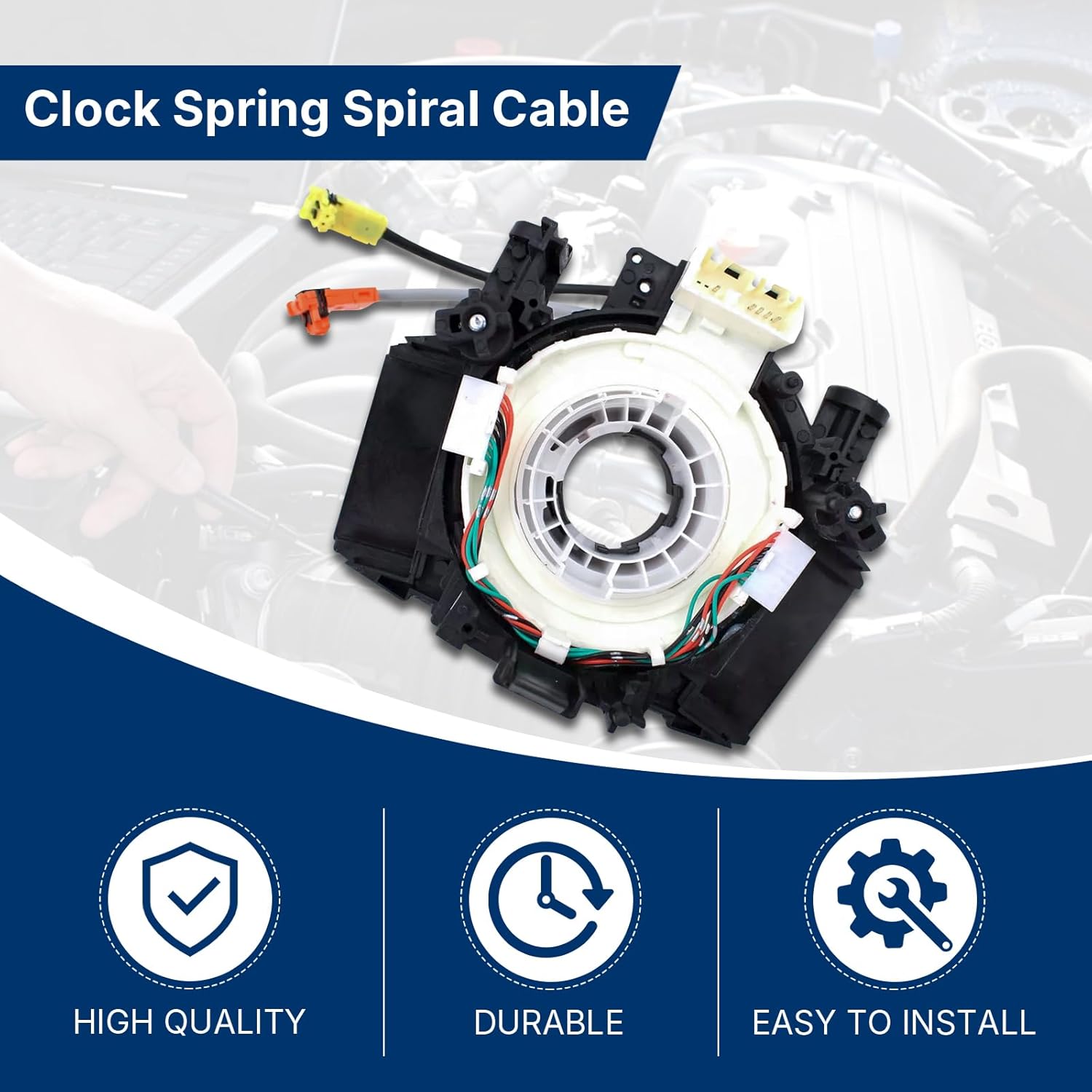 25560-9CH2D Clock Driver Plug Connector Spring for Nissan Rogue 2007-2015 Titan 2004-2015 Murano 2003-2007 Versa Sentra 2007-2012 Maxima Quest 350Z 2004-2009